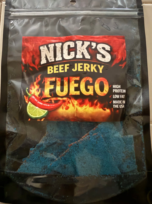 BLUE FUEGO - NICK’S BEEF JERKY